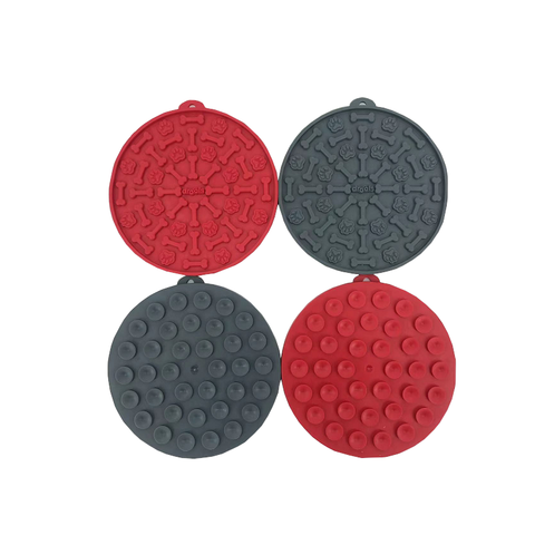 4 X Pet Dog Cat Food Peanut Butter Spread N Lick Treat Mat Pad Dog Feeding Mats