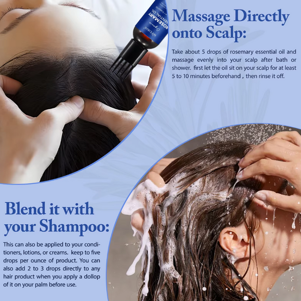 Nifeishi Organic Rosemary Essential Oil 120Ml Massage Oils & Lotions