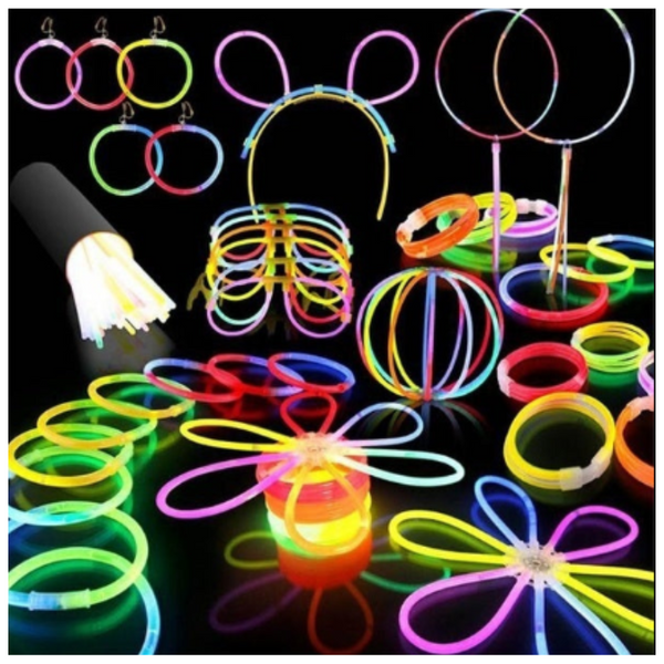 Br 15 Glow Sticks Party Light In The Dark Rave Bracelets Disco Bulk 20Cm Glow Sticks & Glow Jewellery