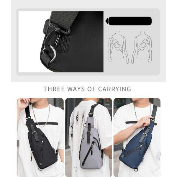 Mens Business Crossbody Bags For Multifunction Waterproof Male Backpacks