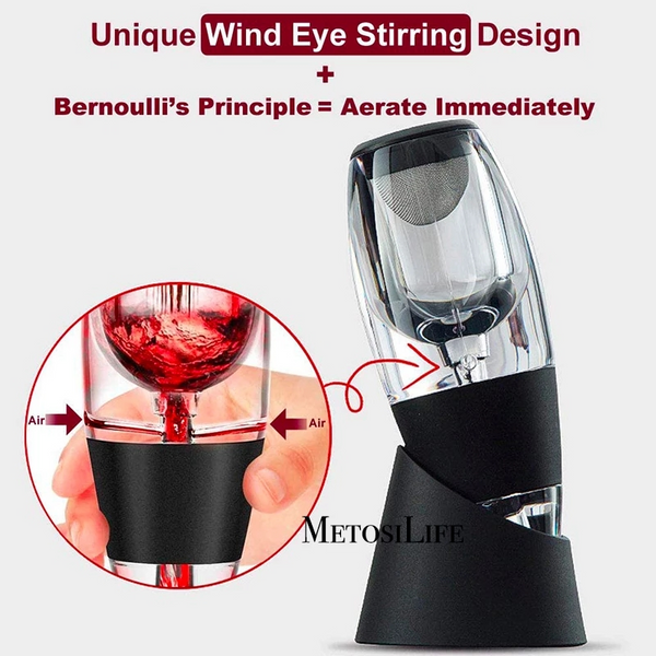 Wine Aerator Decanter Filter Family Party Bar Tools Accessories Decanters