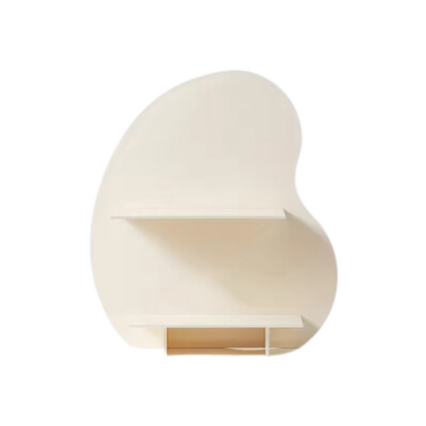 Elosung 31*27*8Cm White Acrylic Desktop Storage Organiser Christmas Aromatherapy Display Shelf For Cosmetics Candles And Decorative Items Makeup Bags