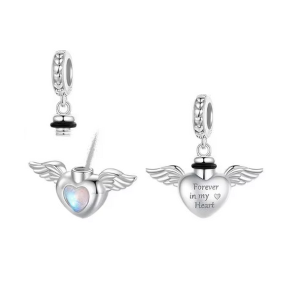 Veile Studios Bamoer Custom 2024 Jewelry Sterling Silver Pet Memorial Charm Pendant Heart Necklaces & Pendants