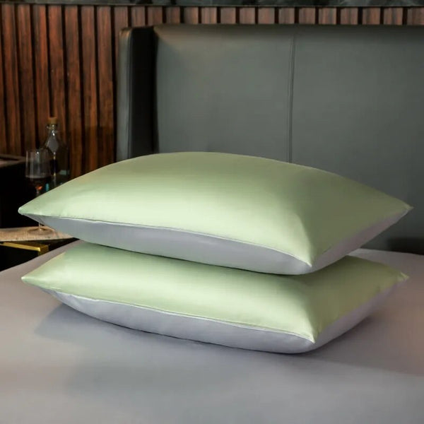 Bed Sheet Green Light Grey Ultra Soft Egyptian Cotton Cover King Size Set Sheets