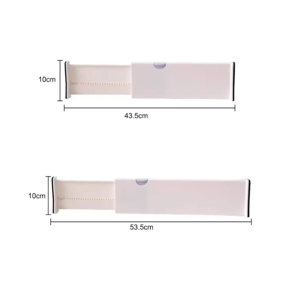 4 Pack Drawer Dividers Organizer Adjustable Storage Drawer Organisers