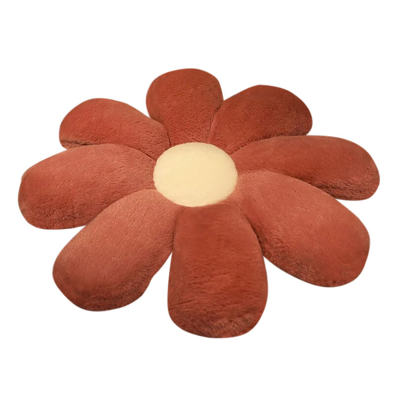 Cushions & Decorative Pillows Plush Dark Pink Flower Shape Stuffed Soft Pillow Cushion For Home Decor 50Cm