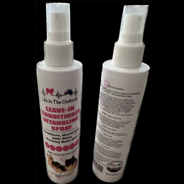Life In The Outback 1X Leave Conditioner Detangling Spray Dog Grooming