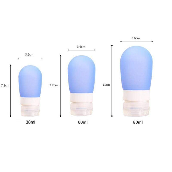 Silicone Travel Bottle Reusable Toiletries Bottles Travel Bottles & Containers