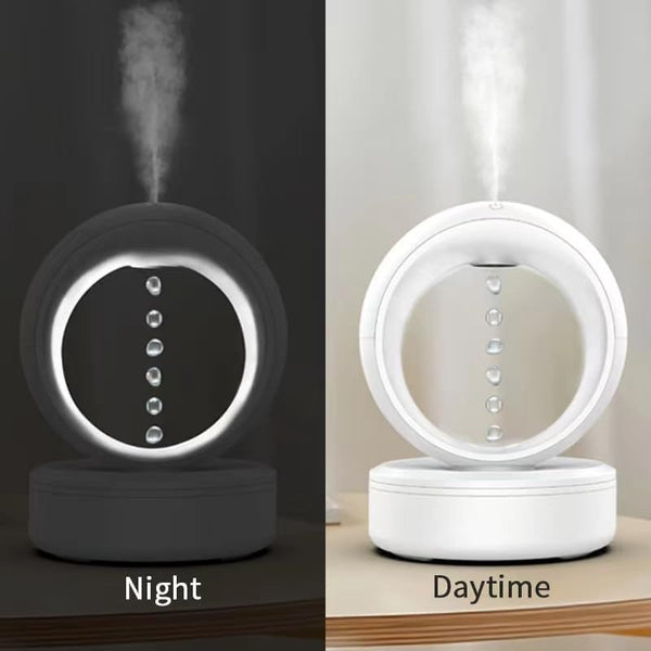 Anti Gravity Air Humidifier Mute Countercurrent Levitating Water Drop Humidifiers