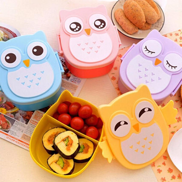 Cute Owl Microwave Bento Container Lunch Box Lunchboxes & Bags