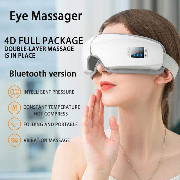 3D Or 4D Eye Massager Vibrations Bluetooth Heating Sleep Mask Massagers