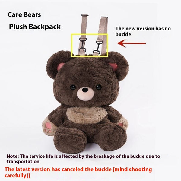 Couples Bag Love Bear Plush Backpack Versatile Schoolbag For Men And Women Backpacks & Bags