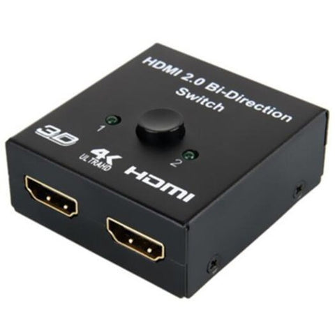 4K Hdmi Bidirectional Splitter Switch Black Video Cables & Adapters