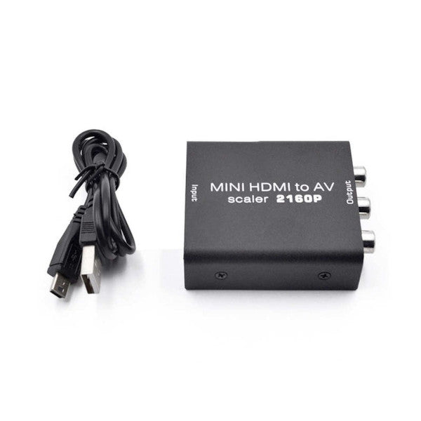 4K 30Hz Av Cvbs Rca To Hdmi Audio Converter Adapter 1080P Video Cables & Adapters