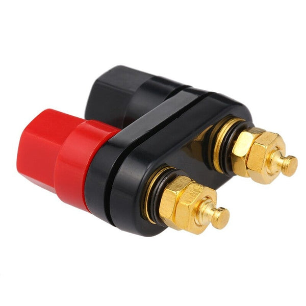 4Mm Banana Socket Dual Female Terminal Binding Post For Amplifier Power Supply 1 Audio Cables & Adapters