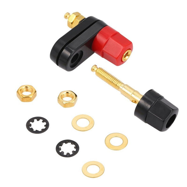 4Mm Banana Socket Dual Female Terminal Binding Post For Amplifier Power Supply 1 Audio Cables & Adapters