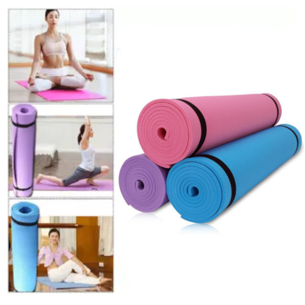 4Mm Pilates Yoga Mat Non Slip Exercise Pad Home Gym Fitness