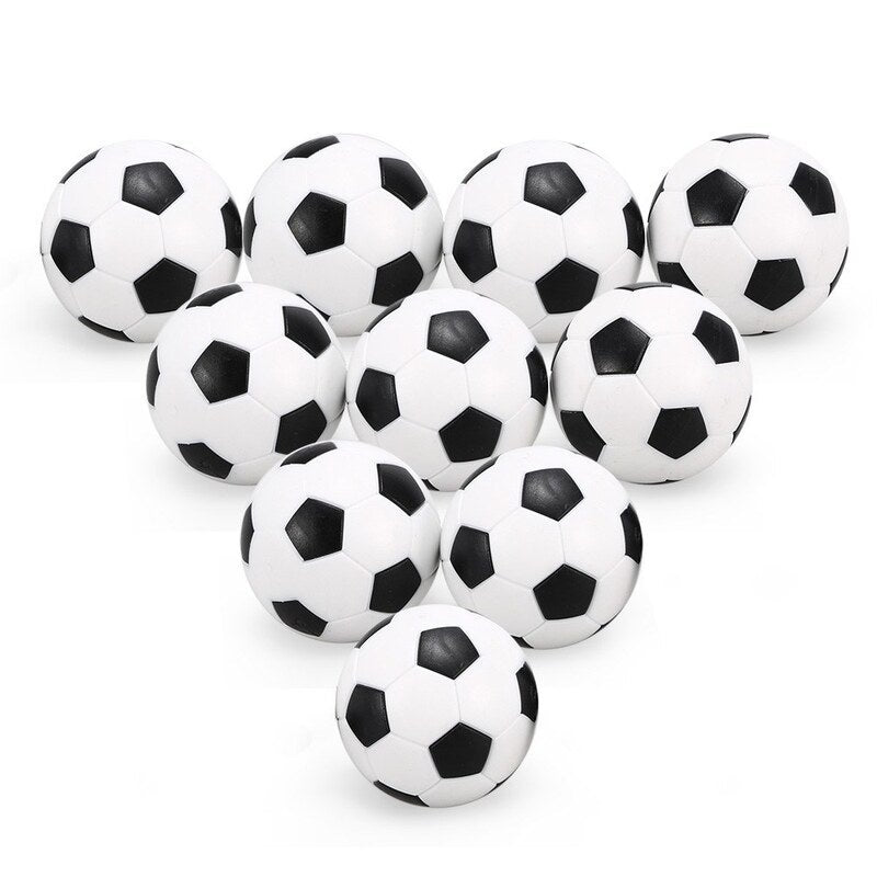 10Pcs Indoor Table Soccer Balls Replacement 32Mm Mini Footballs For Kids Adults Foosball