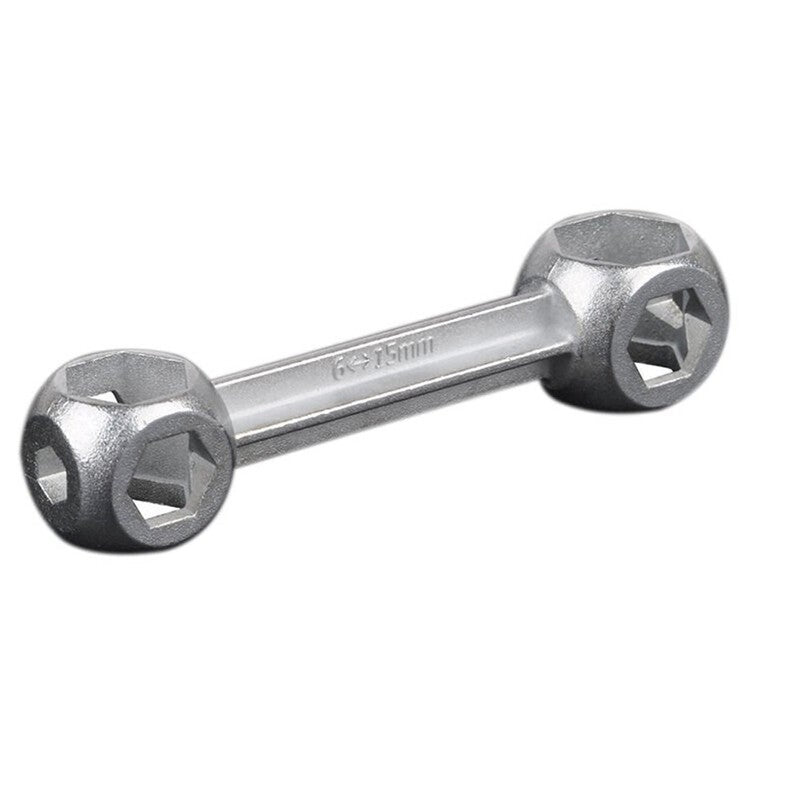 4Pcs 6 15Mm Multipurpose Hexagon Bone Wrench Pocket Size Bicycle Hand Tool Bike Tools