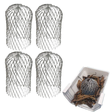 4 Pieces 8 Gutter Guard 3 Inch Expand Alloy Filter Strainer Leaves Alumin Gutter Guards