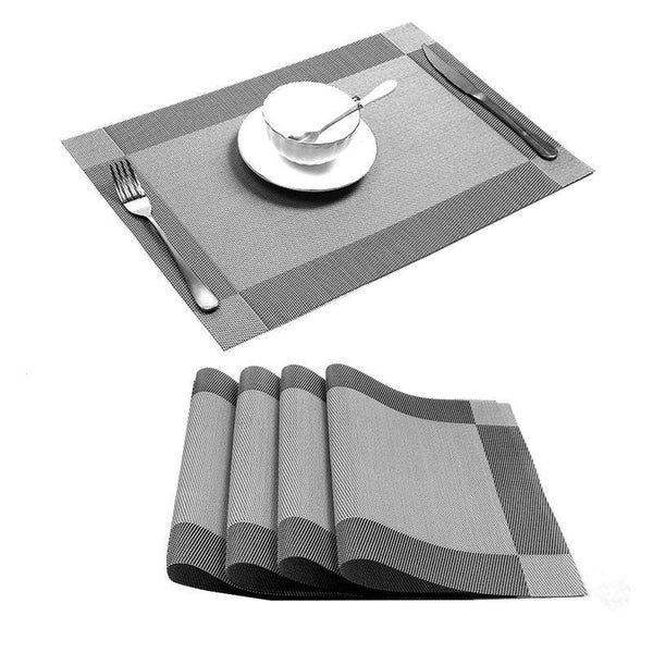 Place Mats Stylish Heat Resistant Non Slip Washable Placemats Table Protection