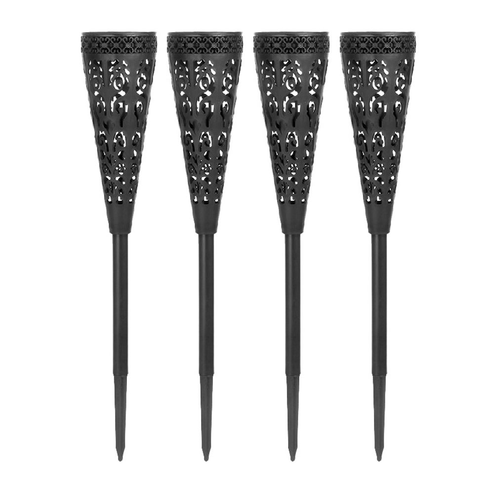 4 Pieces/8 Solar Lights Outdoor Decorative Conical Garden Landscape Lighting Landscape & Walkway Lights