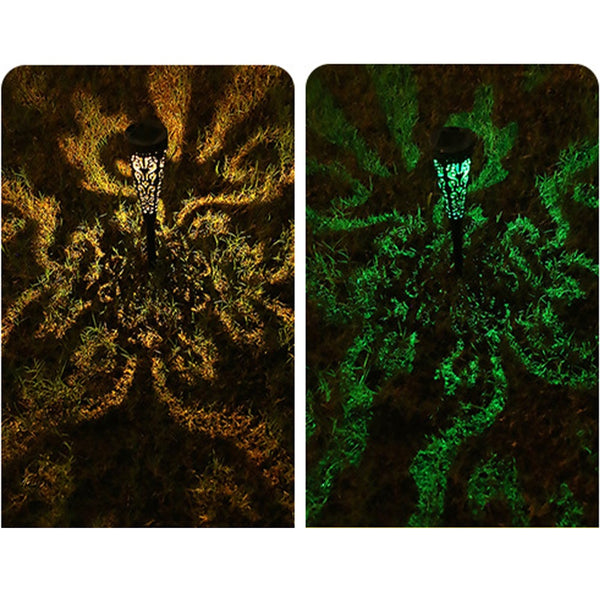 4 Pieces/8 Solar Lights Outdoor Decorative Conical Garden Landscape Lighting Landscape & Walkway Lights