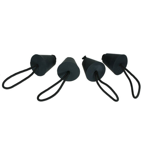 Other Boating Water Sports 4Pcs Best Universal Kayak Scupper Plug Kit Canoe Drain Holes Stopper Bung Black