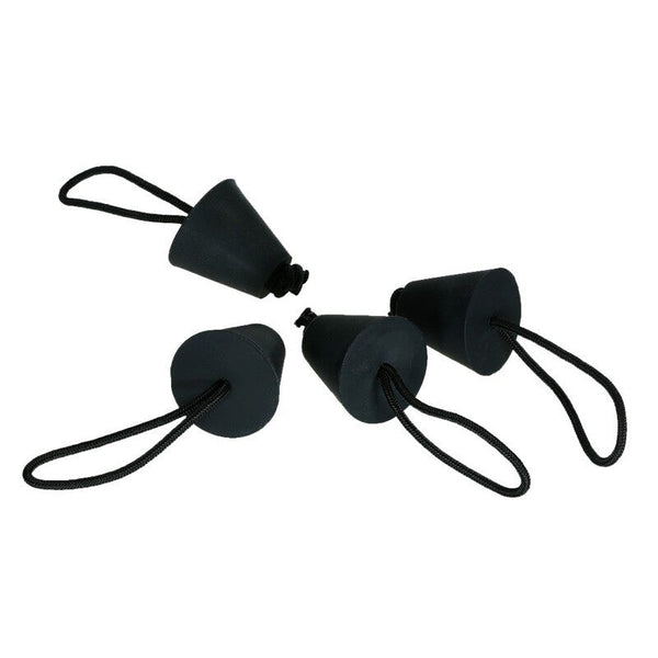 Other Boating Water Sports 4Pcs Best Universal Kayak Scupper Plug Kit Canoe Drain Holes Stopper Bung Black