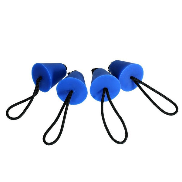 4Pcs Best Universal Kayak Scupper Plug Kit Canoe Drain Holes Stopper Bung Blue Other Boating Water Sports