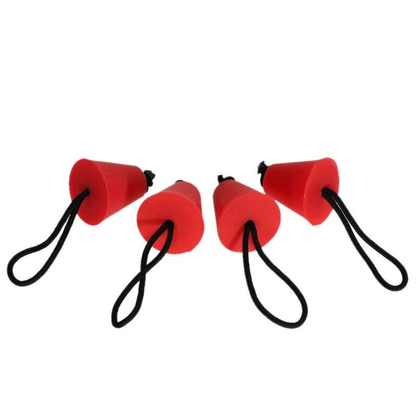 4Pcs Best Universal Kayak Scupper Plug Kit Canoe Drain Holes Stopper Bung Red Other Boating Water Sports