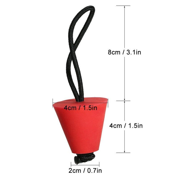 4Pcs Best Universal Kayak Scupper Plug Kit Canoe Drain Holes Stopper Bung Red Other Boating Water Sports