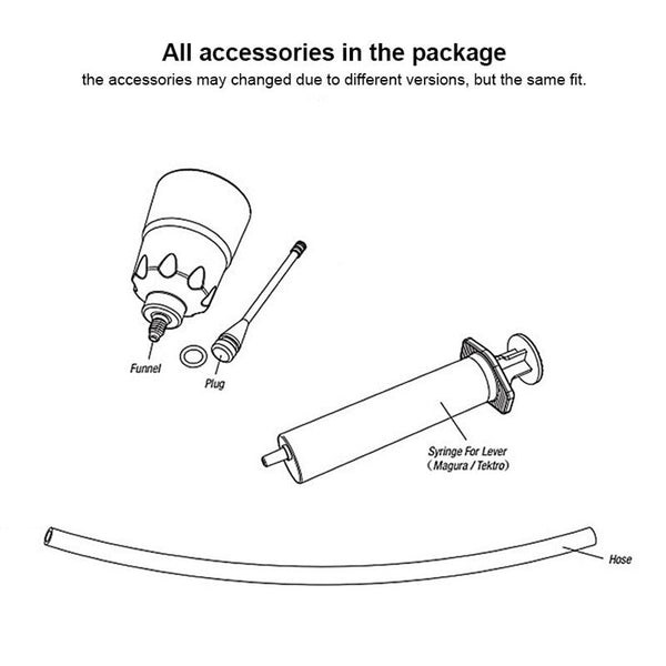 Mountain Road Bicycle Brake Repair System Lubrication Supplement Oil Tool Kit Lubrication & Cleaning