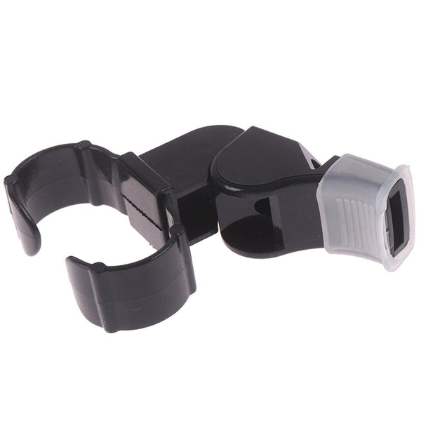 4Pcs Black Plastic Pealess Finger Grip Sports Referee Whistle Other Sports