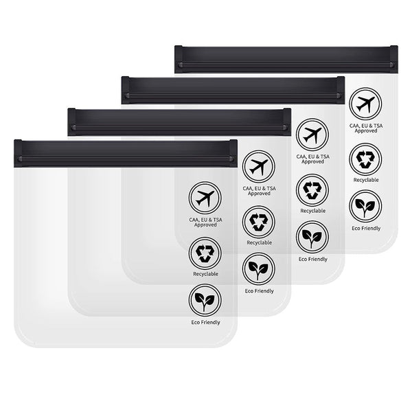 Makeup Bags & Cases 4 Carryon Clear Liquids Bag Toiletry For Air Travel And Organization