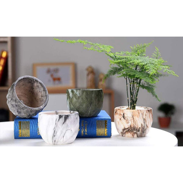 4 Pieces/8 Ceramic Flower Pot Garden Home Decor Perfect For Adding Dash Of Baskets Pots Window Boxes