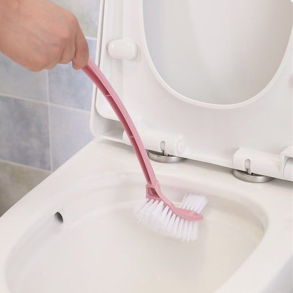 4Pcs Creative Toilet Cleaning Brush With Stand Up Holder Long Handle No Dead Corner Wc Bathroom Toilet Brushes & Holders