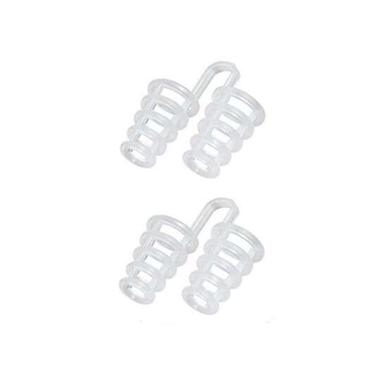 Personal Care 4Pcs Different Size Anti Snoring Nose Vents Soft Silicon Stop Device Night White