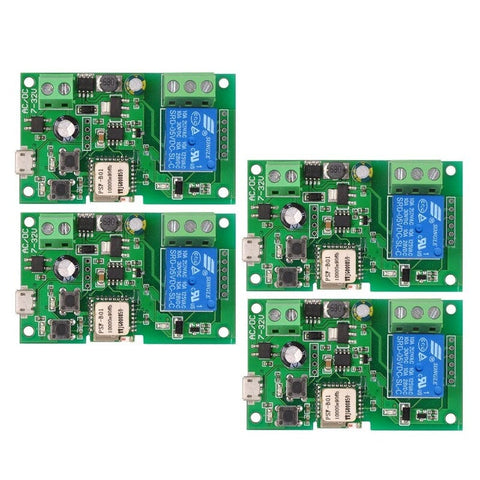 4Pcs Dc5v 12V 24V 32V Wifi Switch Wireless Relay Module Relay Accessories
