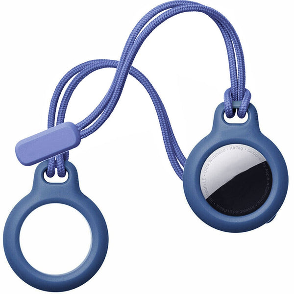 4Pcs For Apple Airtag Tag Lanyard Case Protector Protective Cover Shell Key Chain Keyrings