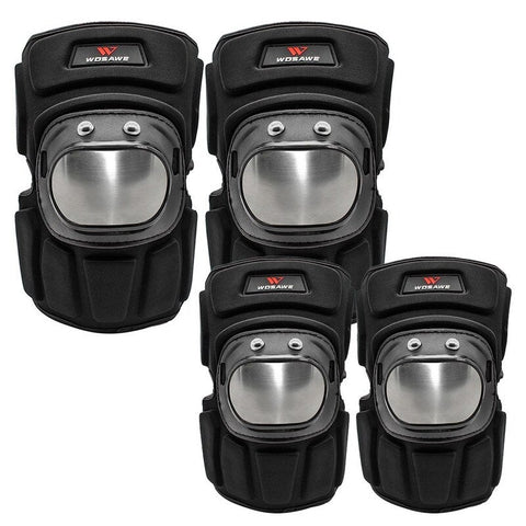 4Pcs Knee Elbow Protector Set Motorcycle And Pads Protection Guard For Motocross Cycling Skateboard Scooter 3 Protective Pads & Armour