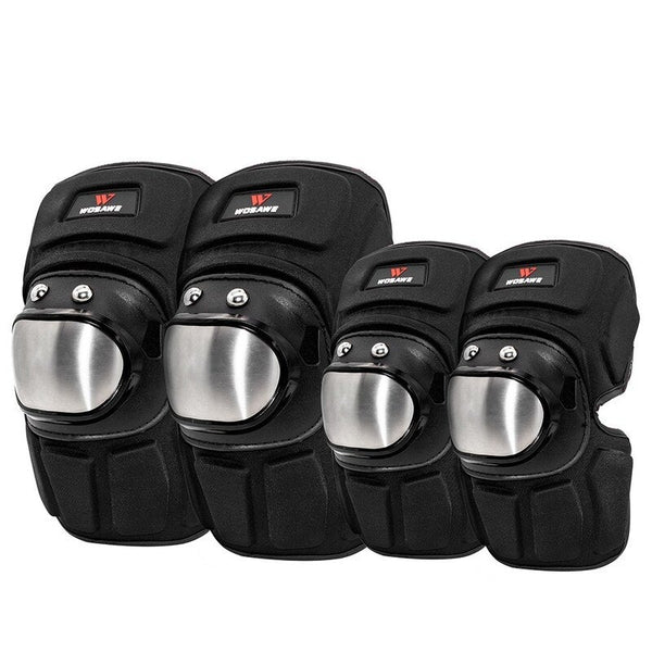 4Pcs Knee Elbow Protector Set Motorcycle And Pads Protection Guard For Motocross Cycling Skateboard Scooter 3