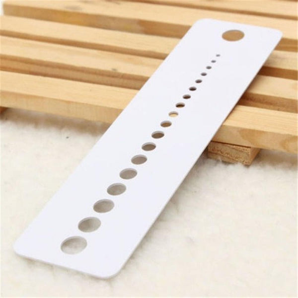 4Pcs Knitting Accessories Uk Us Canada Sizes Needle Gauge Inch Sewing Ruler Tool Cm 2 10Mm Measure Tools Yarn