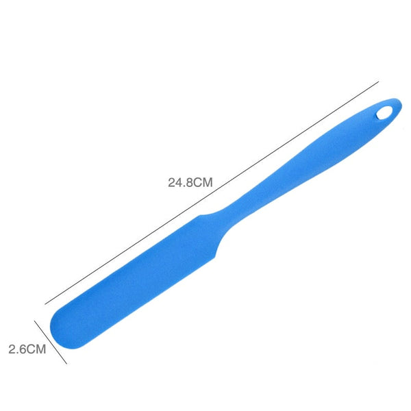 4Pcs Long Handle Silicone Spatula Cake Cream Mixer Baking Dough Scrapers Confectionery Tools Kitchen Accessories Cooking Utensils