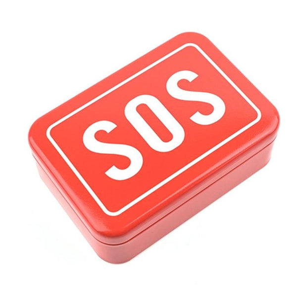 4Pcs Mini Sos Survival Iron Box Field Storage Kit Emergency Tool For Outdoor Portable Multifunction Other Emergency Equipment