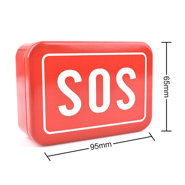 4Pcs Mini Sos Survival Iron Box Field Storage Kit Emergency Tool For Outdoor Portable Multifunction Other Emergency Equipment