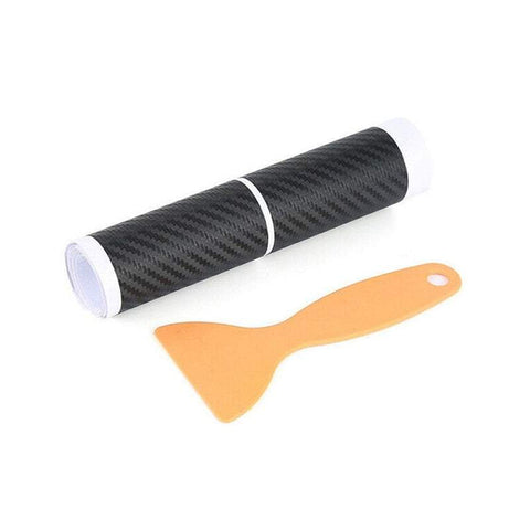 4Pcs Car Floor Mats Anti Scratch Carbon Fibre Vehicle Stickers Mouldings Trim