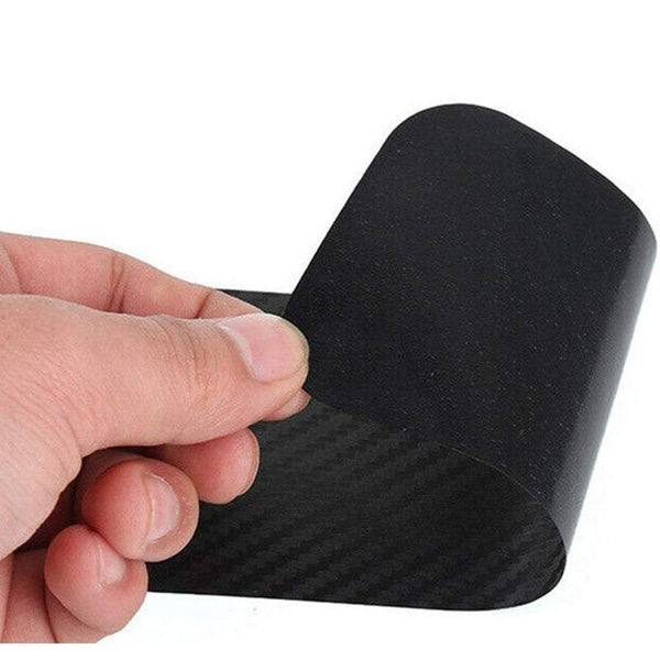 4Pcs Car Floor Mats Anti Scratch Carbon Fibre Vehicle Stickers Mouldings Trim