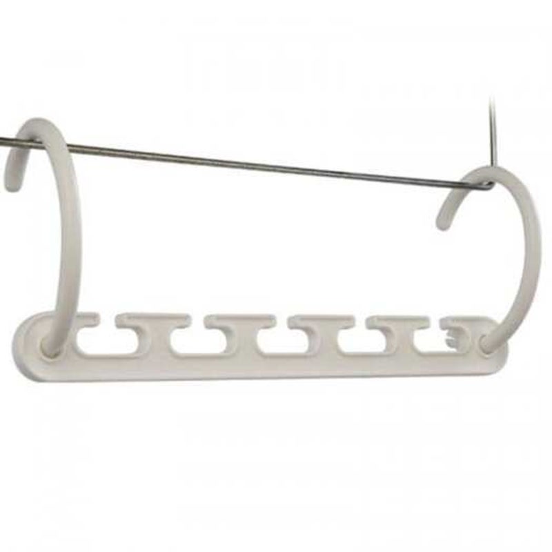 4Pcs Pack Multifunction Magic Hanger Wonder Clothes White Clothes Hangers