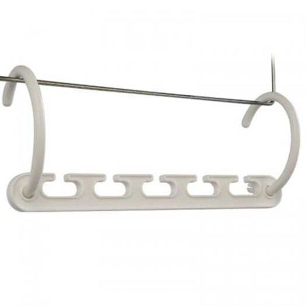 4Pcs Pack Multifunction Magic Hanger Wonder Clothes White Clothes Hangers
